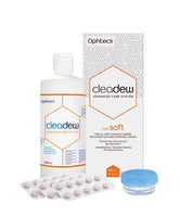 Cleadew Soft 385ml + 30cps - Solution d'entretien tout en un pour lentilles souples - Bestlensprice
